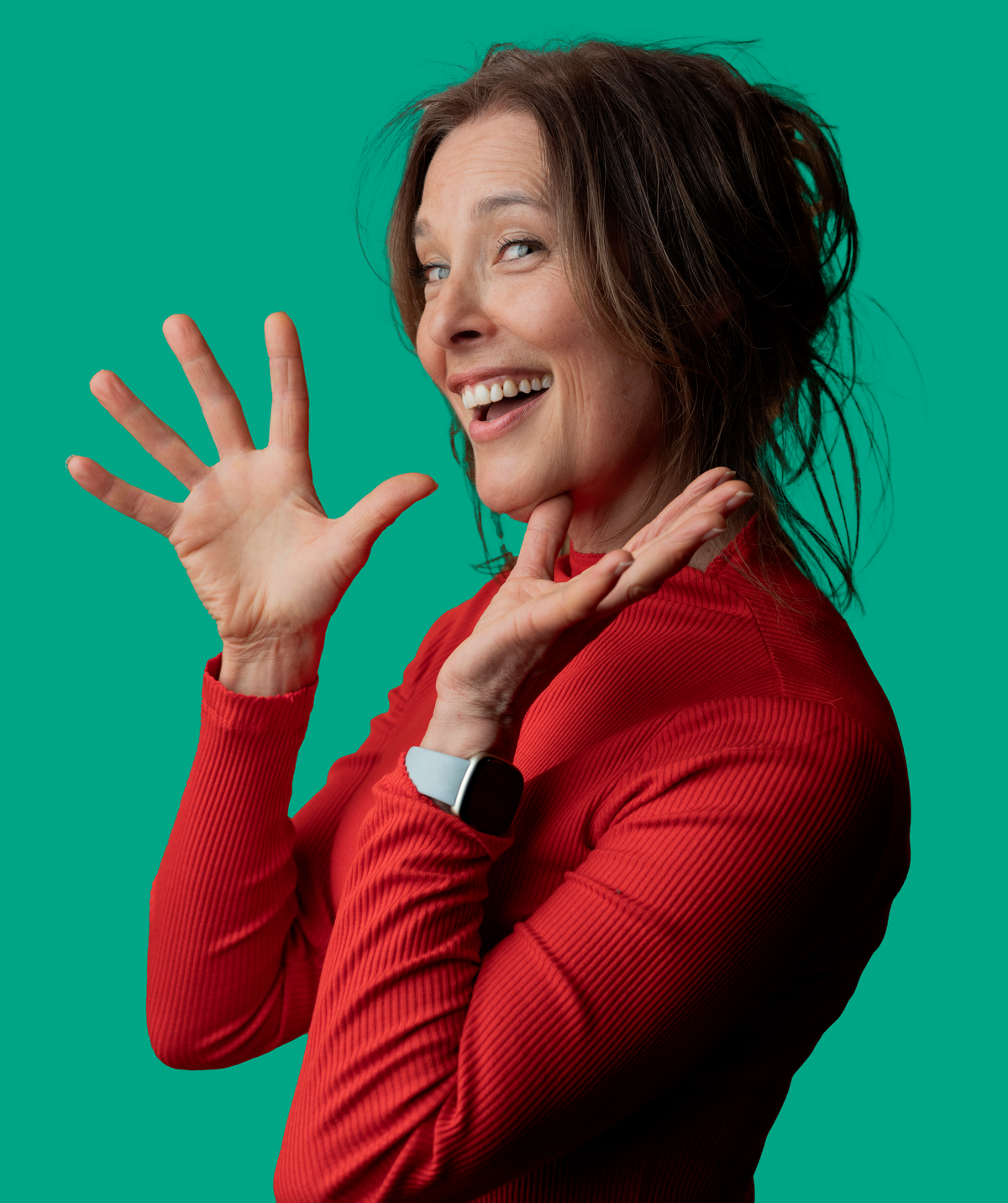 Blije foto van Helen