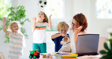 Jonge ouders ondanks stress van de pandemie wel fan van thuiswerken