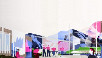 Footer background image