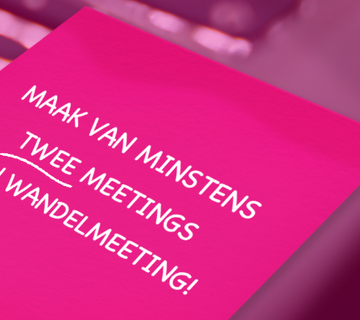 Zorg van de Zaak houdt deze week wandelende meetings en doet met verschillende klanten mee aan het Via Vierdaagse programma van de KWB