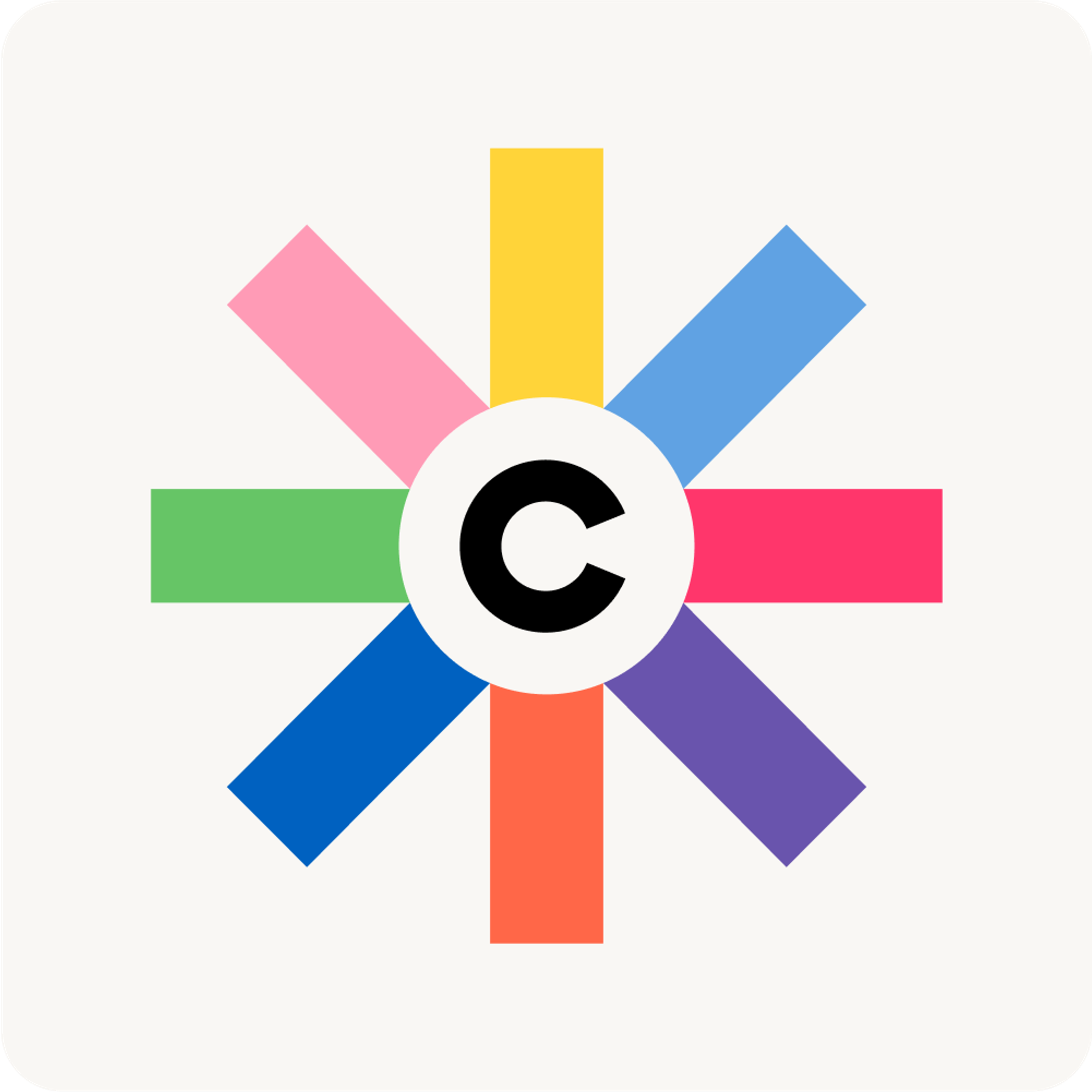 Colbe beeldmerk met C logo