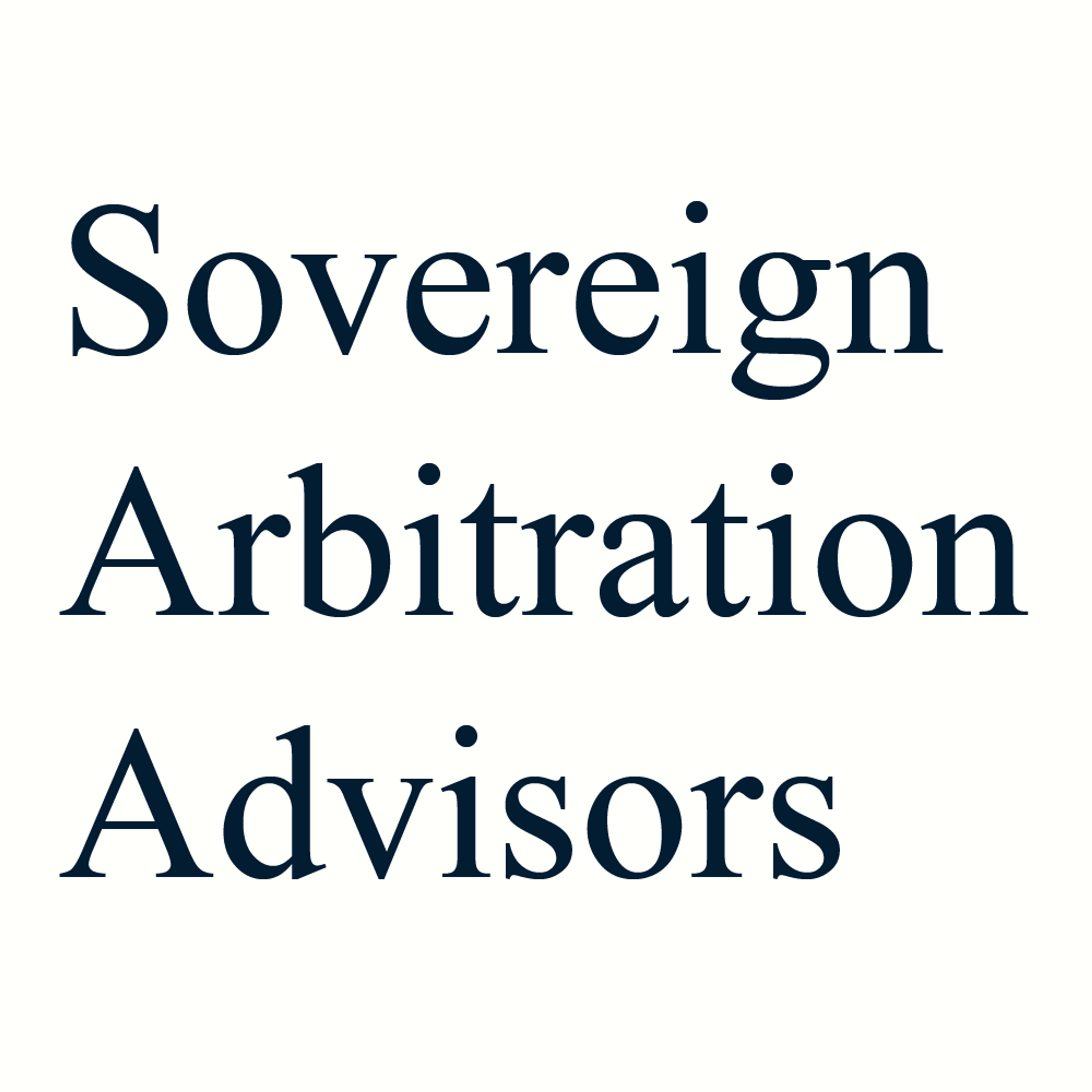 Sovereign Arbitration Advisors
