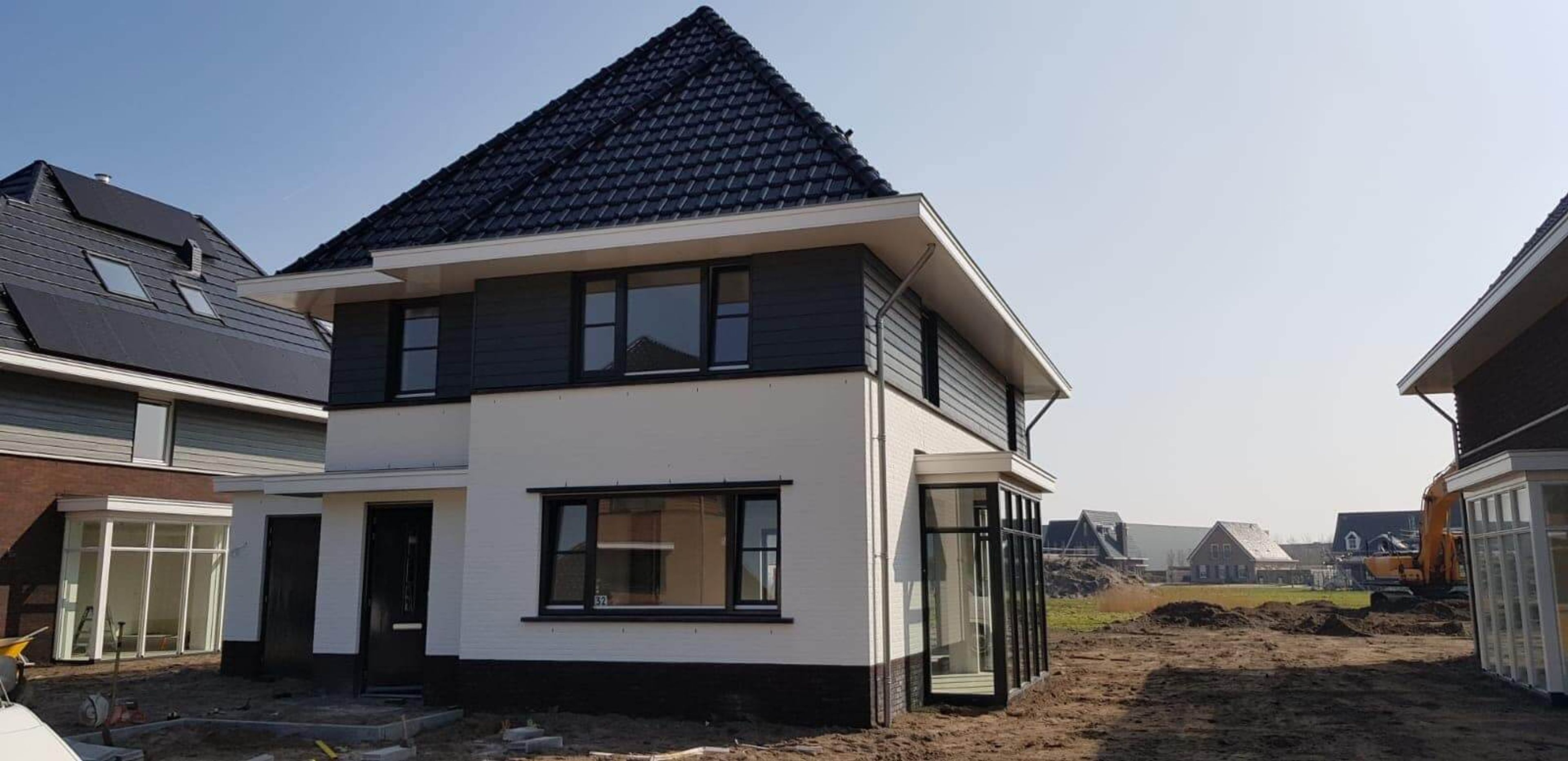 Nieuwbouwproject in Noordwijkerhout voor Aannemingsbedrijf Kuin BV
