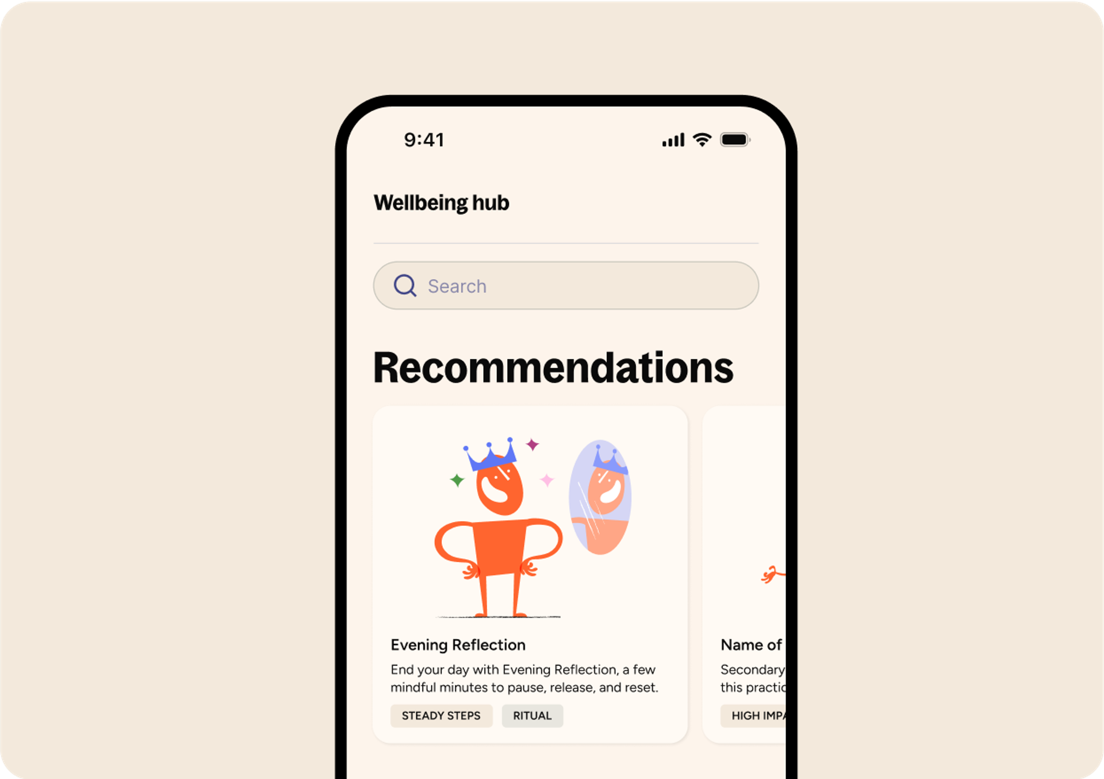 Personalised recommendations