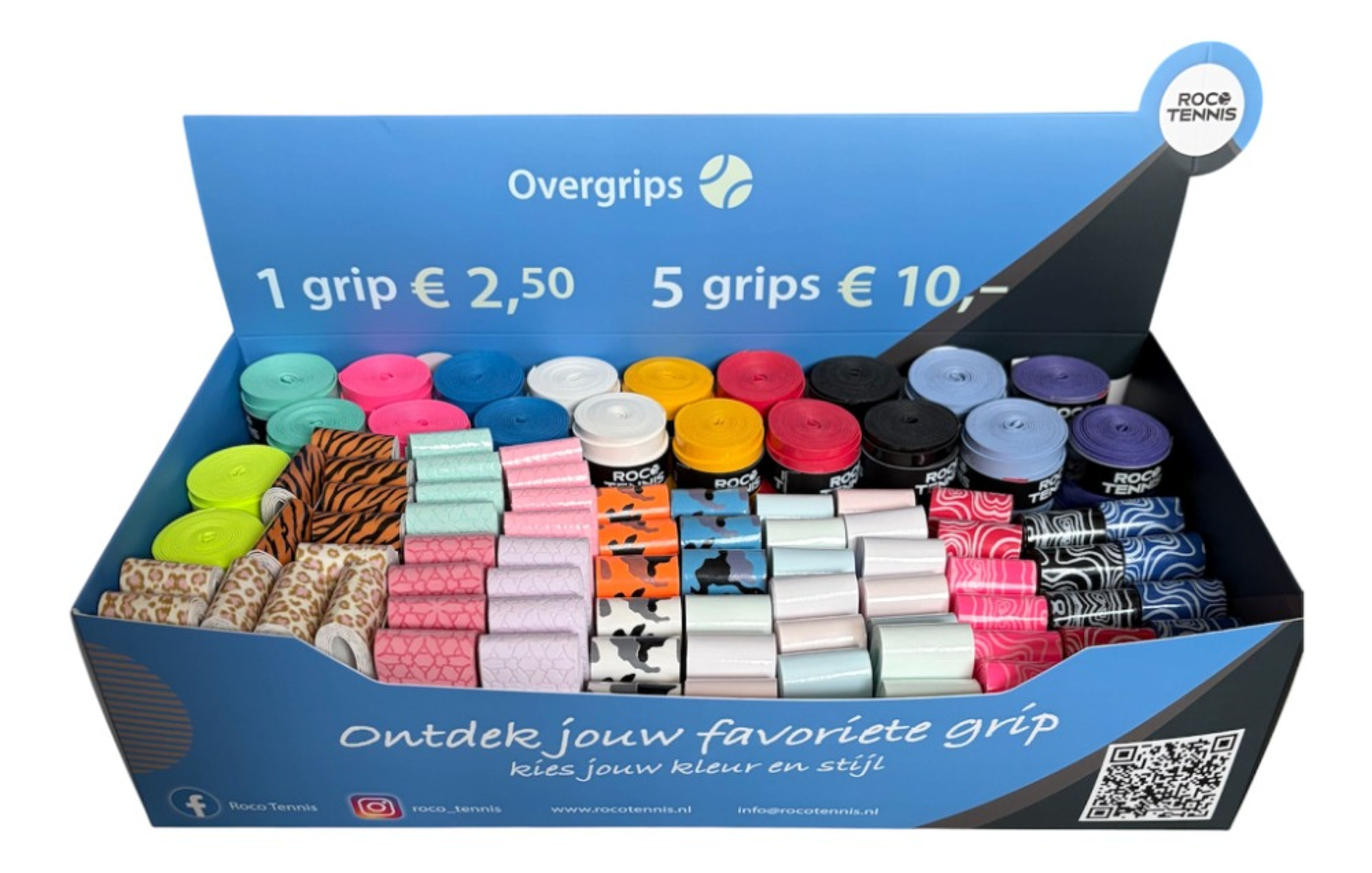 Overgrips - Roze - 4 stuks 
