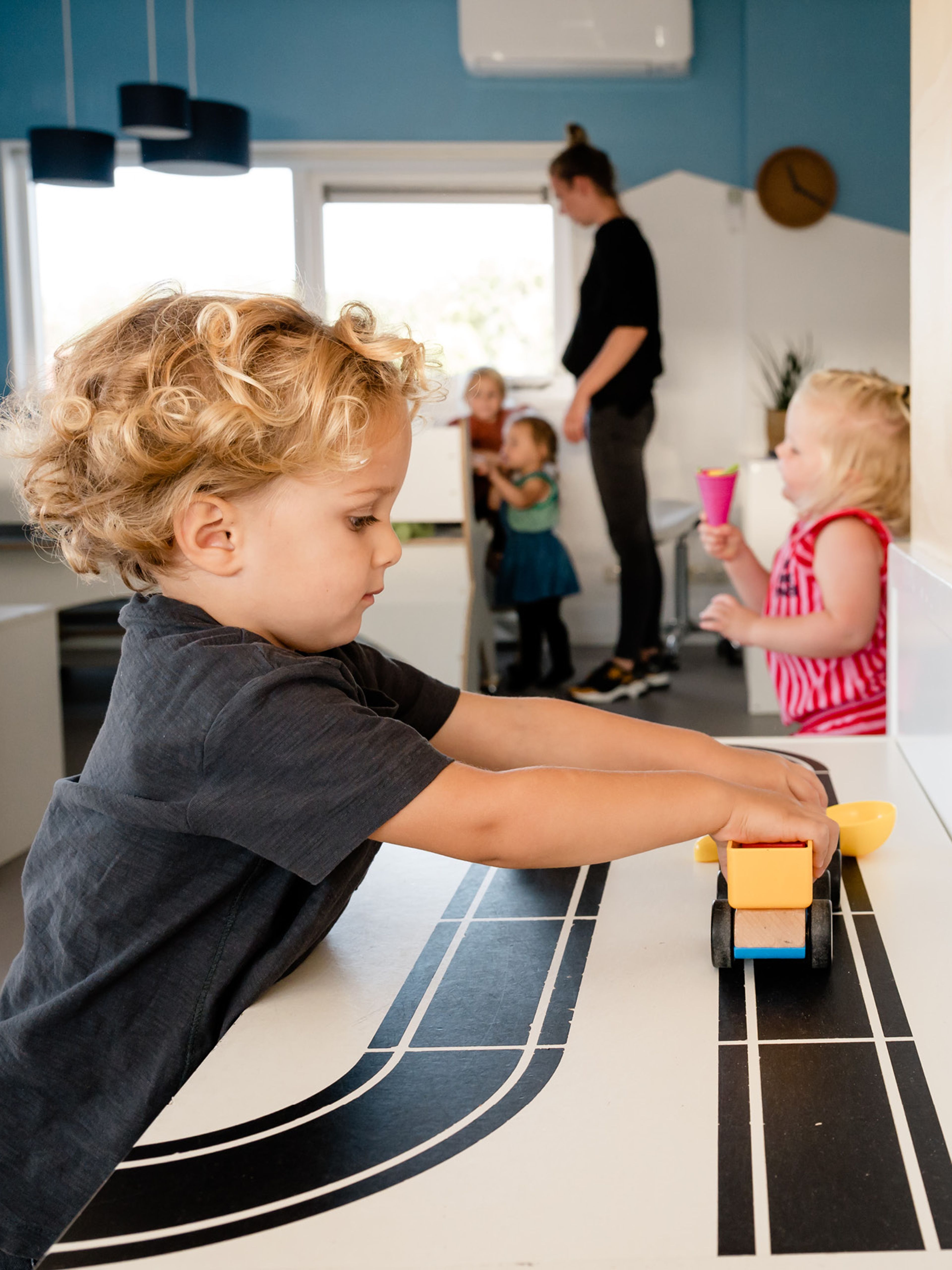 Spelen bij de overblijf